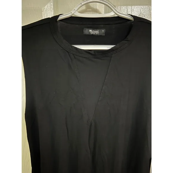 🔵 20) REVOLVE Sleeveless dress with Deep V mesh Michael Lauren NWT size small - Picture 6 of 8